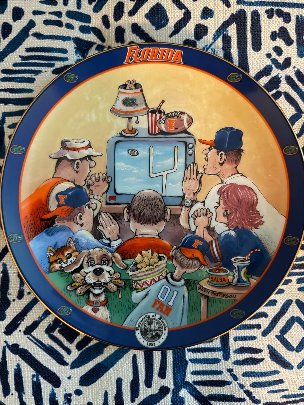 Florida State Collector Decorative Plate - Team Fans Design